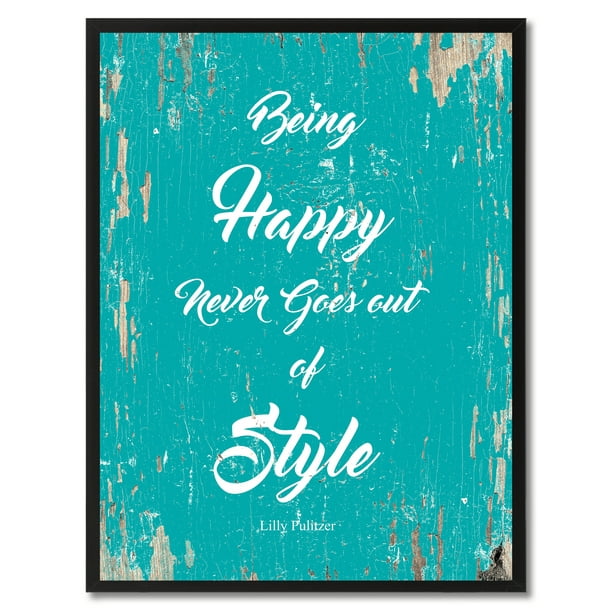 Be happy Home decor wall cloth high quality Canvas print art gift